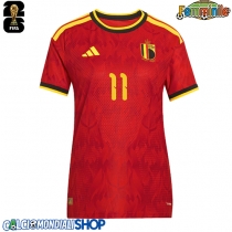 Maglie da calcio Belgio Jeremy Doku #11 Prima Maglia Femminile Mondiali 2026  Manica Corta